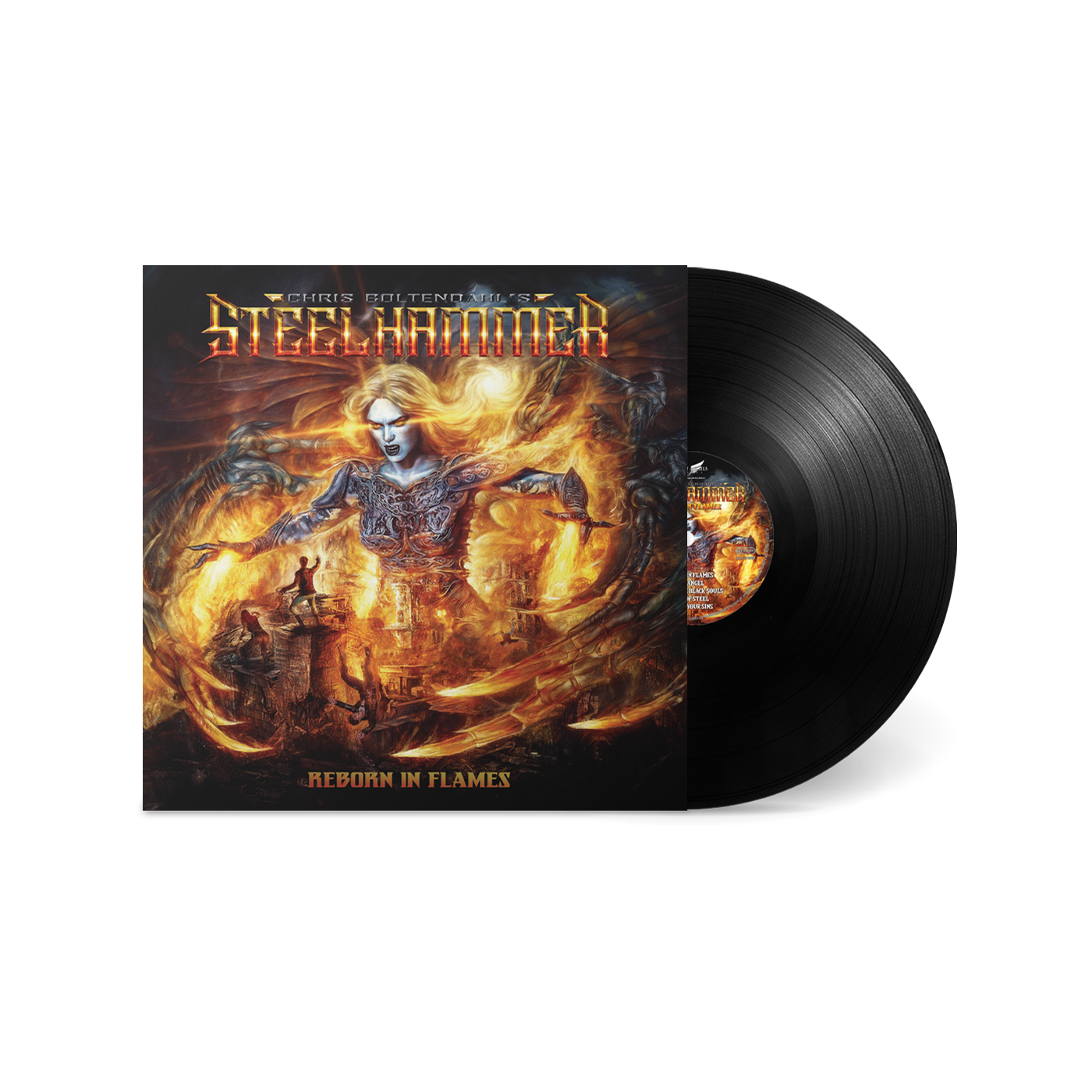 STEELHAMMER “Reborn In Flames” – BLACK VINYL
