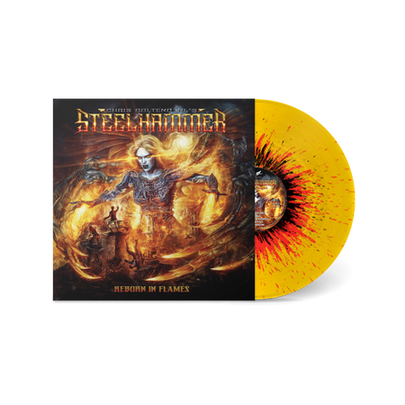 STEELHAMMER - Reborn In Flames - Splatter Vinyl (Limited 50 Copies) - Grave Digger
