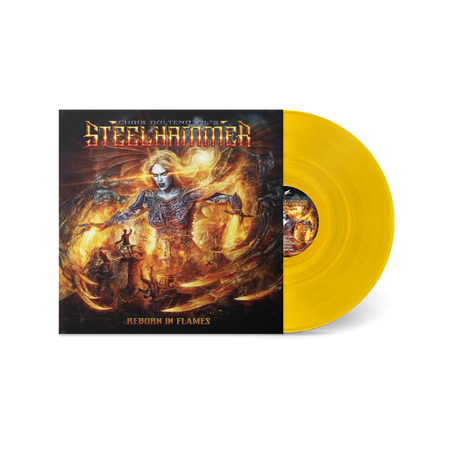 STEELHAMMER - Reborn In Flames - Yellow Vinyl (Limited 50 Copies) - Grave Digger