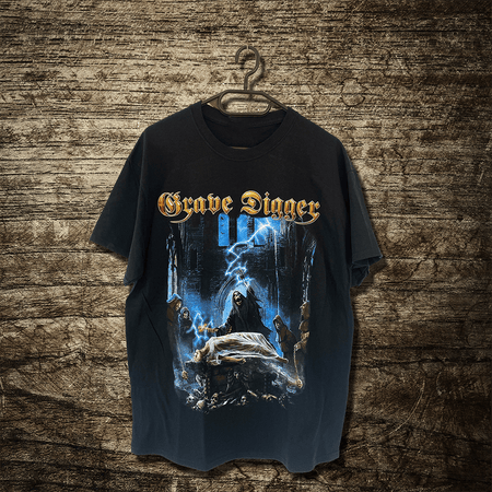 Healed by Metal - T-Shirt - Grave Digger