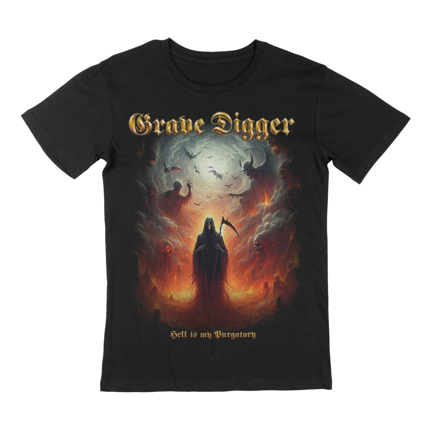 T-SHIRT HELL IS MY PURGATORY