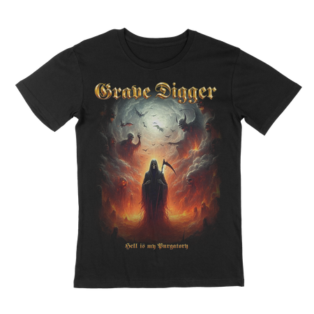 Hell is my Purgatory - T-Shirt - Grave Digger