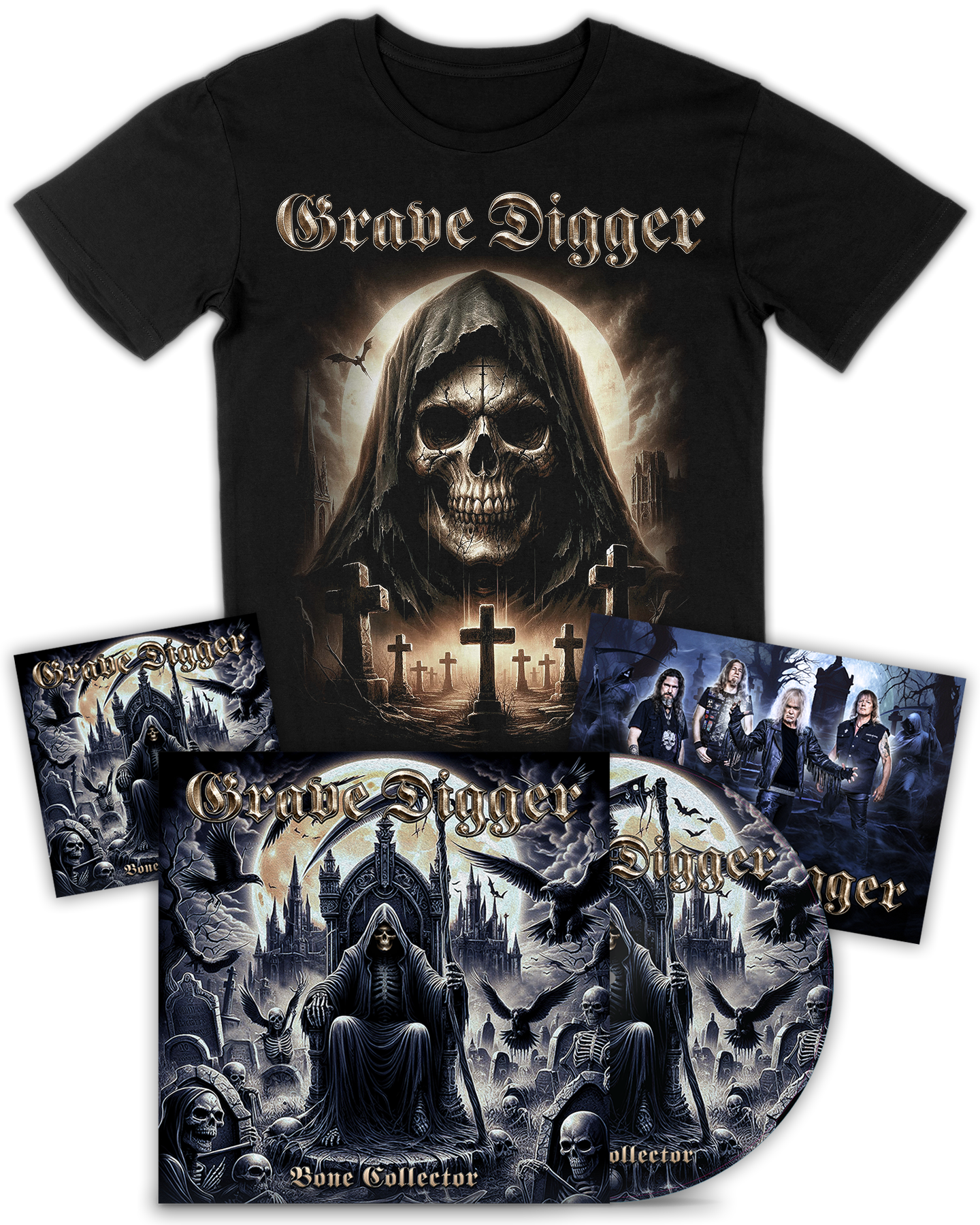 Bone Collector - Picture Vinyl Bundle - Grave Digger