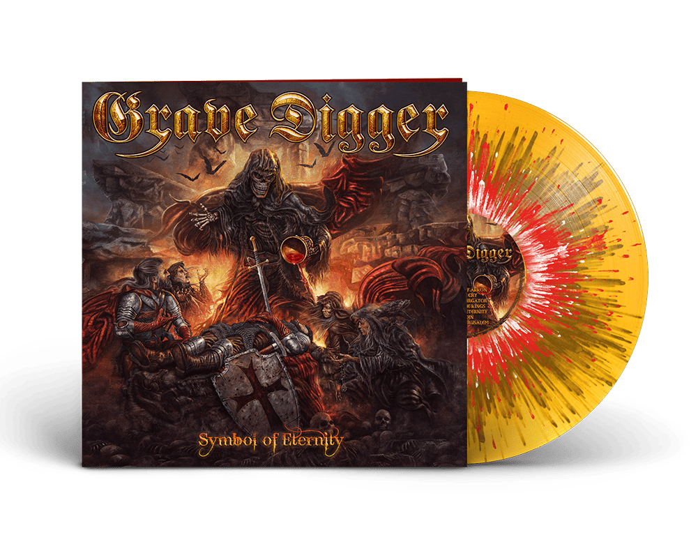 Symbol Of Eternity - Sun Yellow White Gold Vinyl - Grave Digger