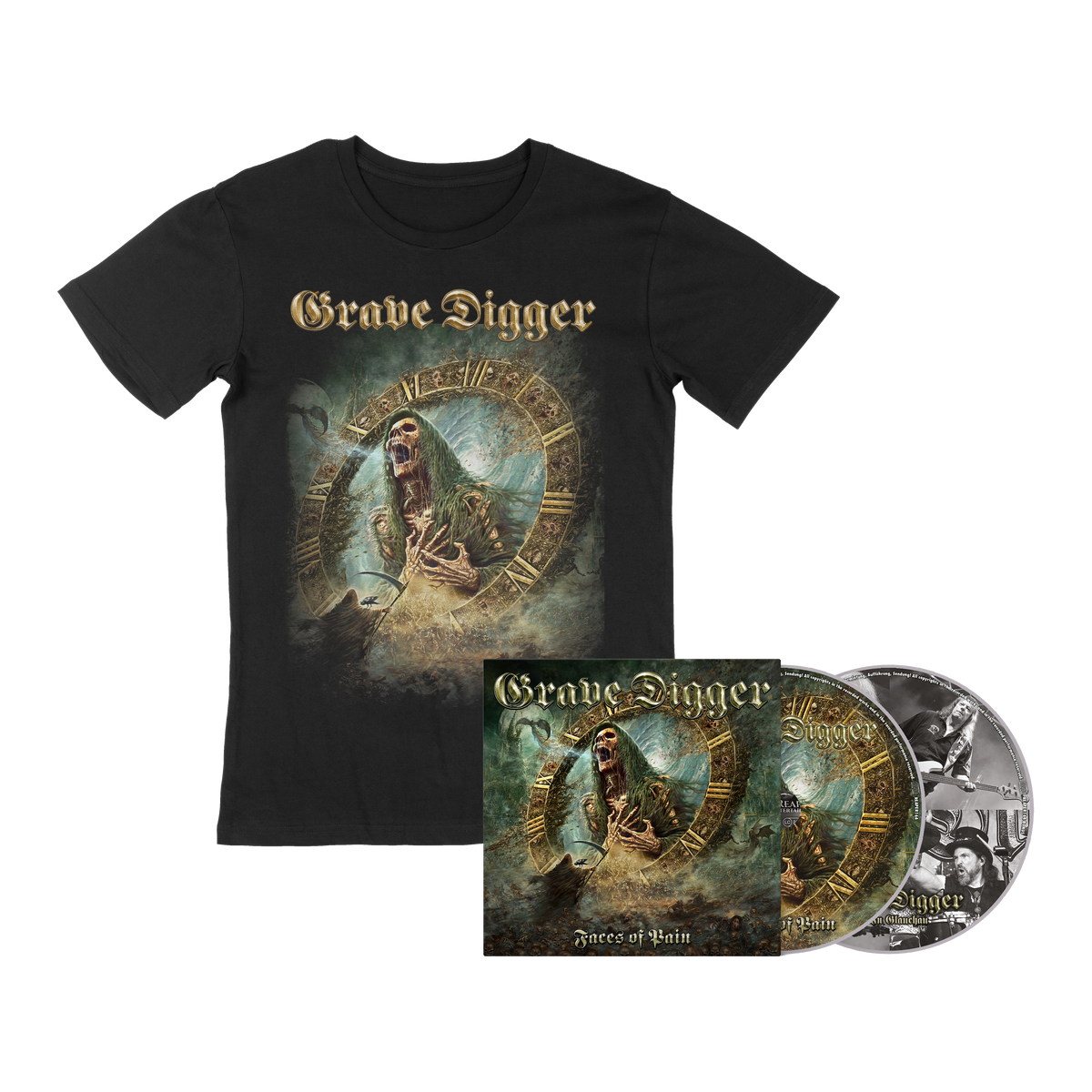Faces Of Pain - Exclusive T-Shirt & CD Digipak Bundle (RELEASE: 15.01.2027)