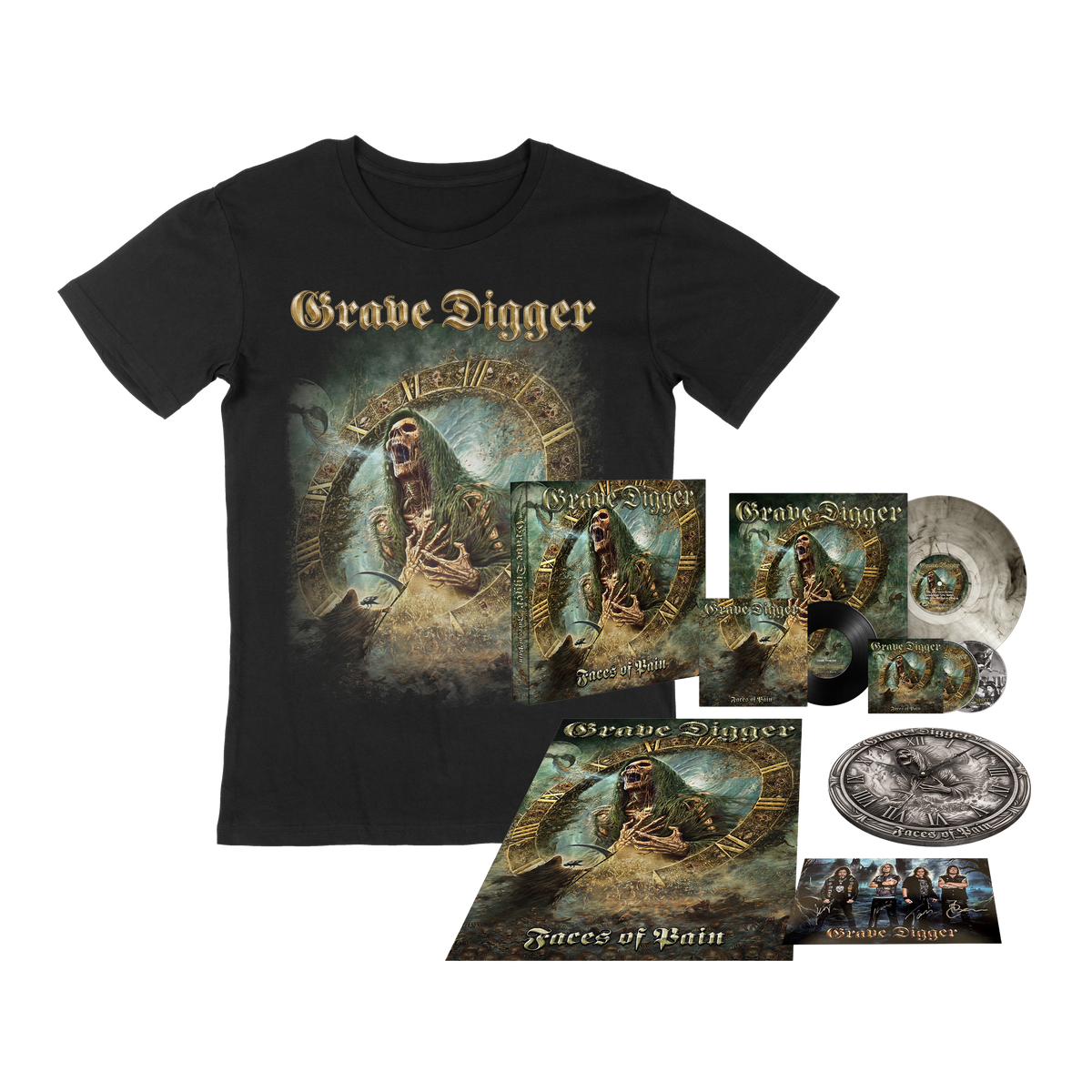 Faces of Pain - Exclusive T-Shirt & Limited Boxset Bundle (RELEASE: 15.01.2027)