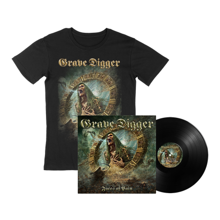 Faces Of Pain - Exclusive T-Shirt & Black Vinyl Bundle (RELEASE: 15.01.2027)