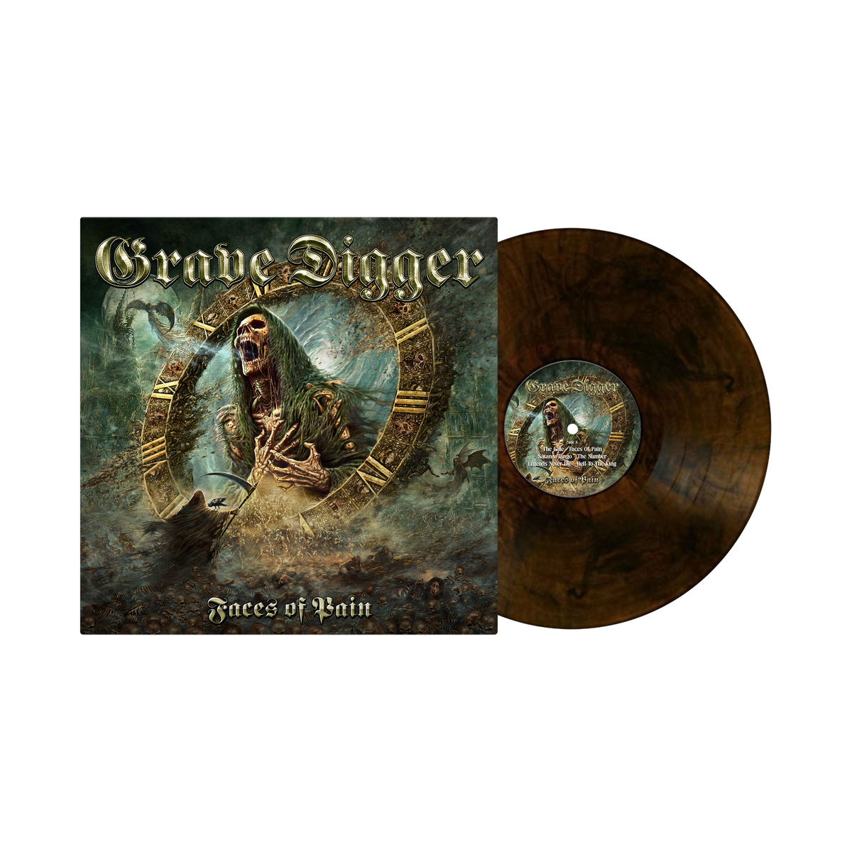 Faces Of Pain - Gatefold Orange/Black Marbled Vinyl (RELEASE: 15.01.2027)