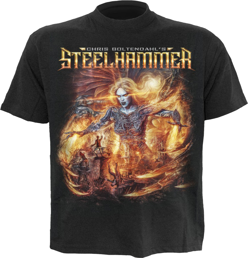 STEELHAMMER "Reborn In Flames" - T-Shirt